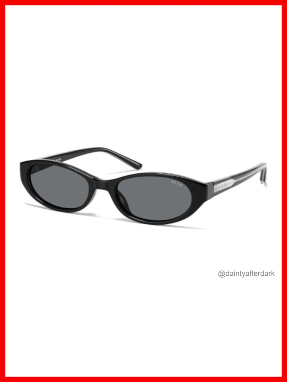 TR90 Polarized Oval Cateye Sunglasses Retro Y2K UV400 Lightweight Full Frame